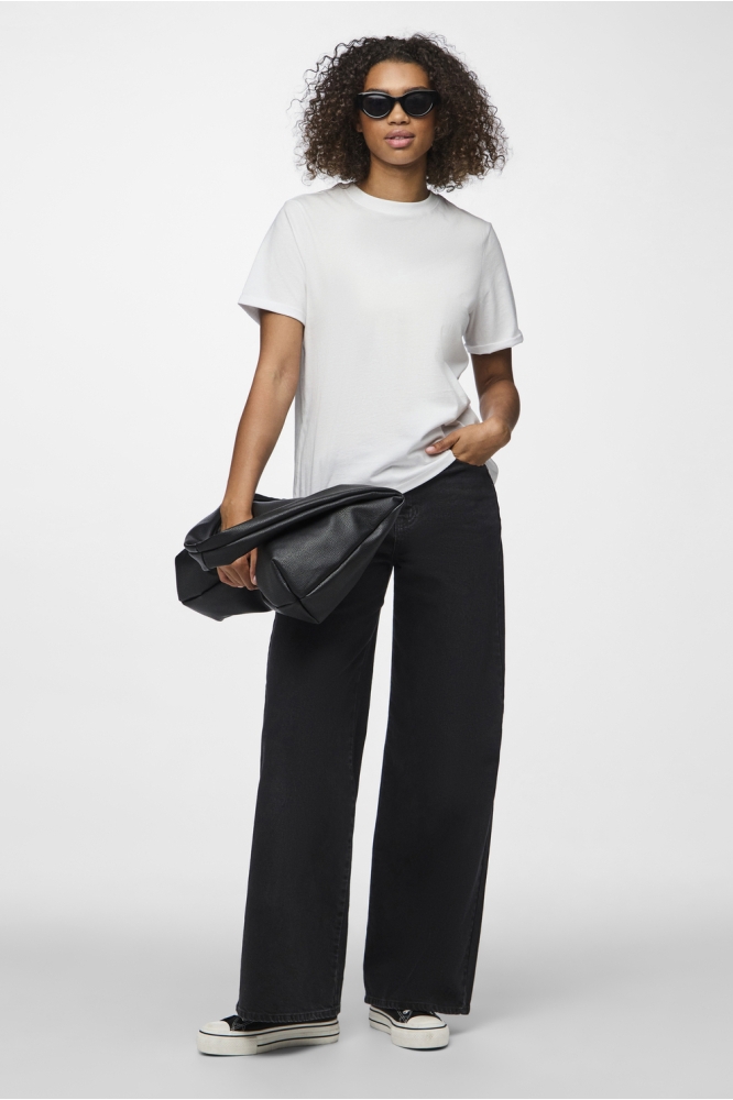 PCRIA SS FOLD UP SOLID TEE NOOS BC 17086970 Bright White